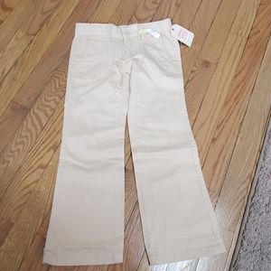 Brand girls khaki pants